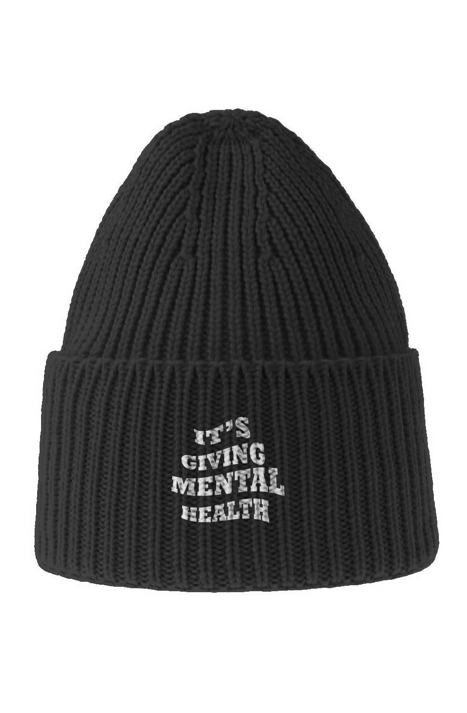 "It's Giving Mental Health" Beanie - Warmth with a Message