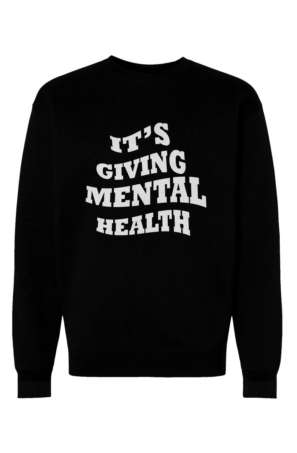 "It's Giving" Crewneck Sweatshirt – A Statement of Advocacy and Style