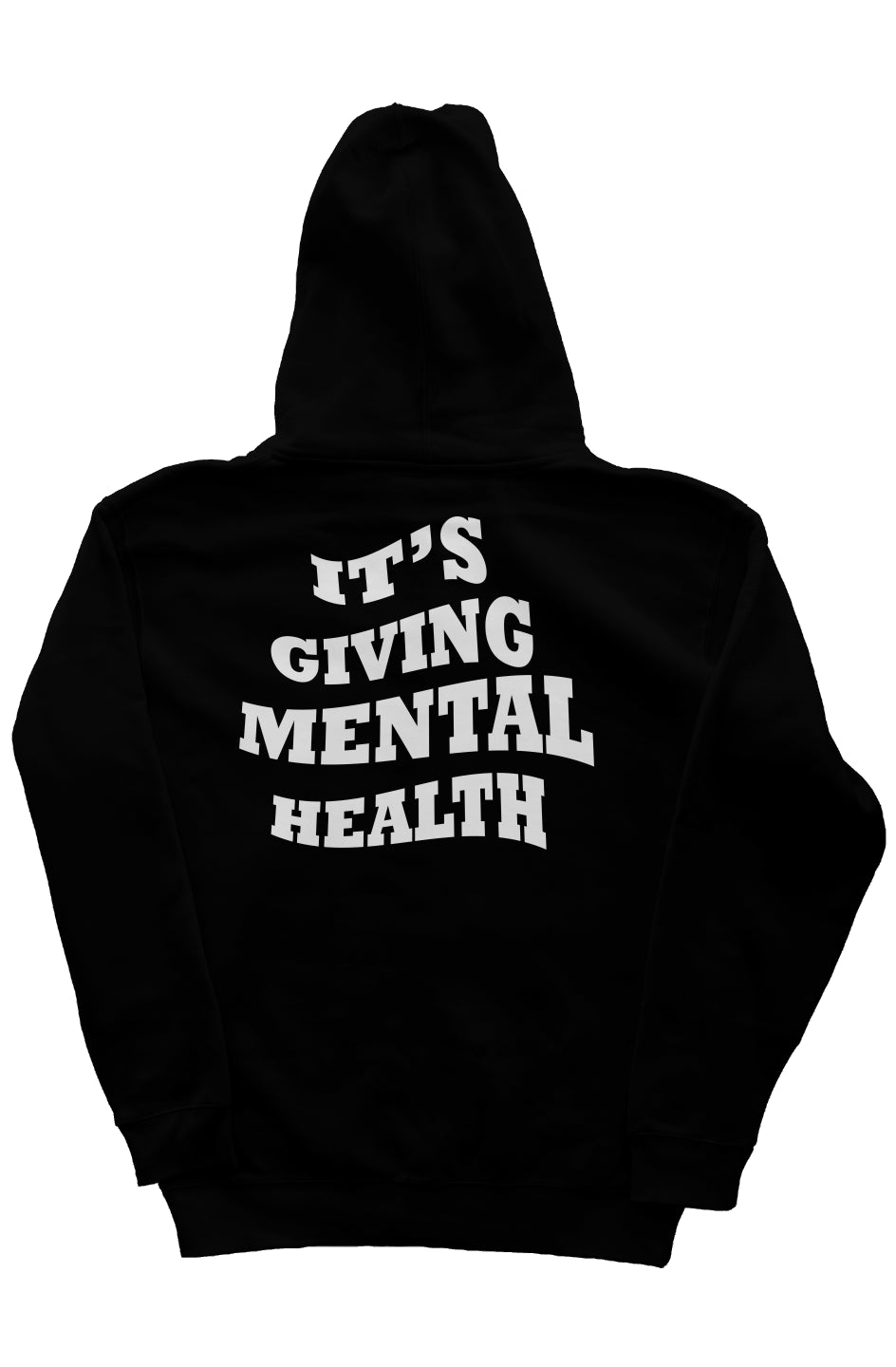 "It's Giving Mental Health" Heavyweight Zip-Up Hoodie – Cozy Advocacy