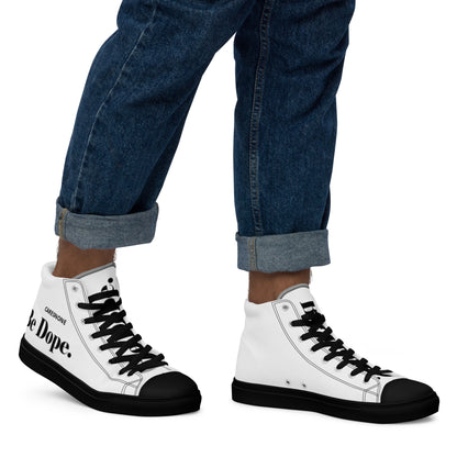 CARESNONE Be Dope - High Top Canvas Sneakers