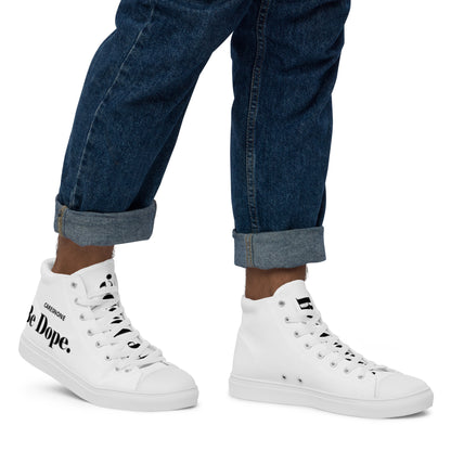 CARESNONE Be Dope - High Top Canvas Sneakers